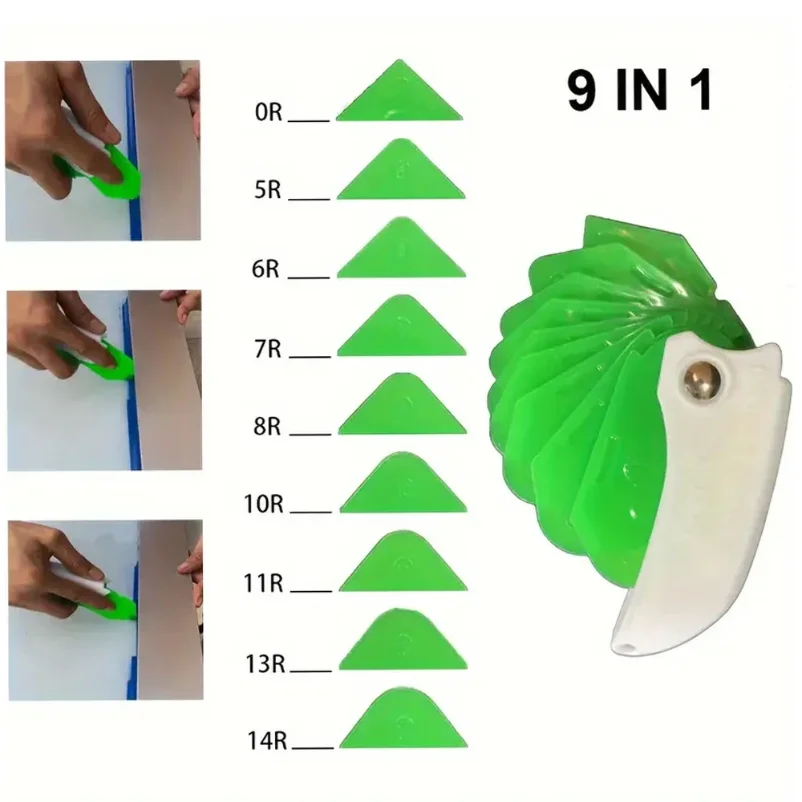 Picture 5: 9 in1 Silicone Caulking Tool Sealant Spreading Professional Tile Window Grout Edge Removal Joint Sealant Spreader Spatula New