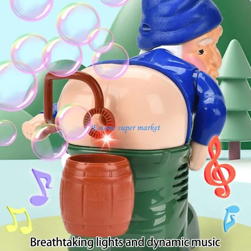 لعبة آلة الفقاعات القزمة ذات موضوع المهرجان 090B مع لعبة نشاط حفلات الأطفال ذات الصوت الخفيف