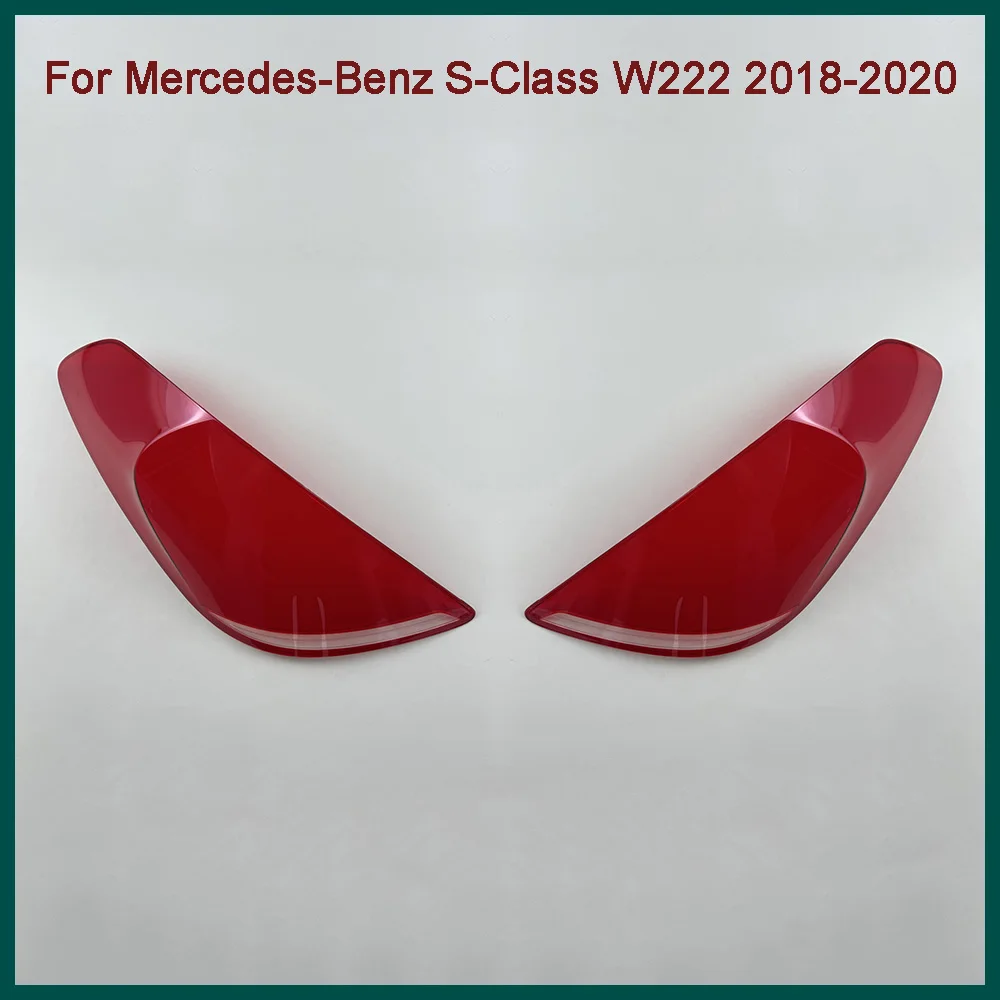 For Mercedes-Benz S-Class W222 2018 2019 2020 Rear Outer Tail Lamp Cover Brake Lights Shell Replace The Original Lampshade