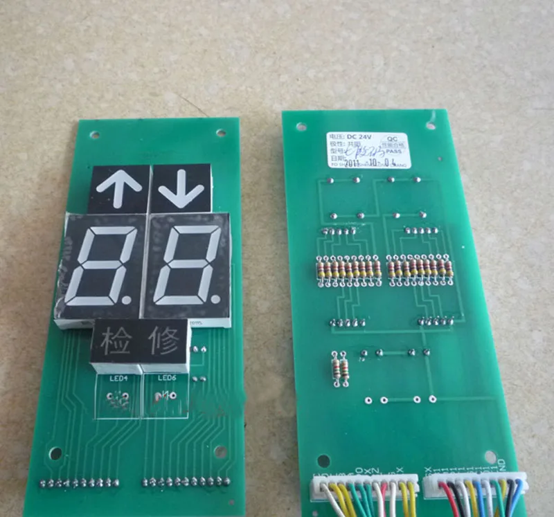 

seven-segment General use Elevator accessories display board