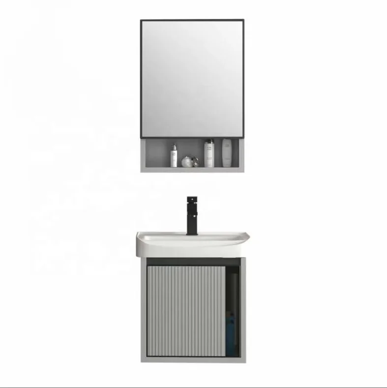 @# Hotel Other Material Modern Wall-mounted Waterproof Vanity Cabinet Mirror LED Touch Illuminate Eco-Friendly One Ceramic