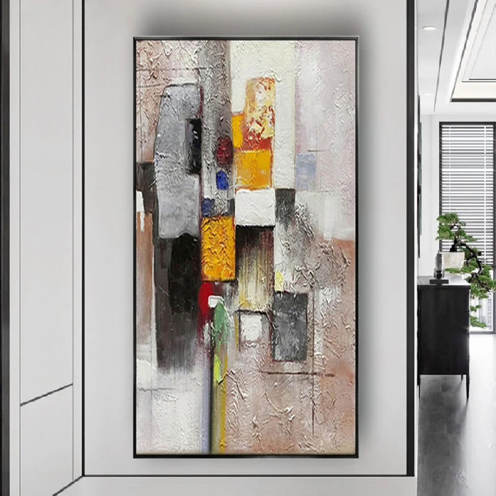 

Famous Artist Hand Pained Oil Paintings On Canvas Modern Abstract Art Textured Wall Picture For Living Room Home Decor Painting
