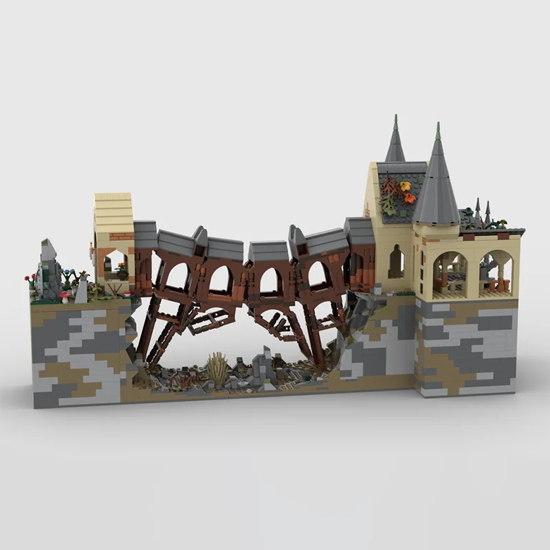 ตัวต่อไม้ MOC 2235 ชิ้น แบบสะพานแฮร์รี่ ของขวัญคริสต์มาส ของเล่นประกอบเอง DIY ไอเดียของขวัญวันเกิด
