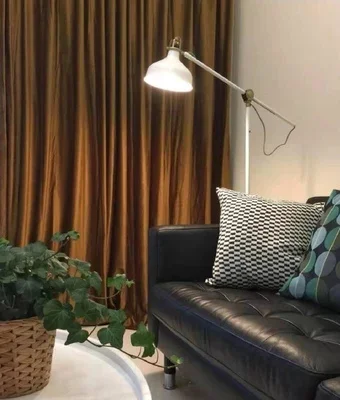 Luxuriöse französische Flanell-Samt-Vorhänge aus holländischem Samt in Kaffee, goldgelb, braun, für Wohnzimmer, Esszimmer, Schlafzimmer, individuell anpassbar – Detail 4