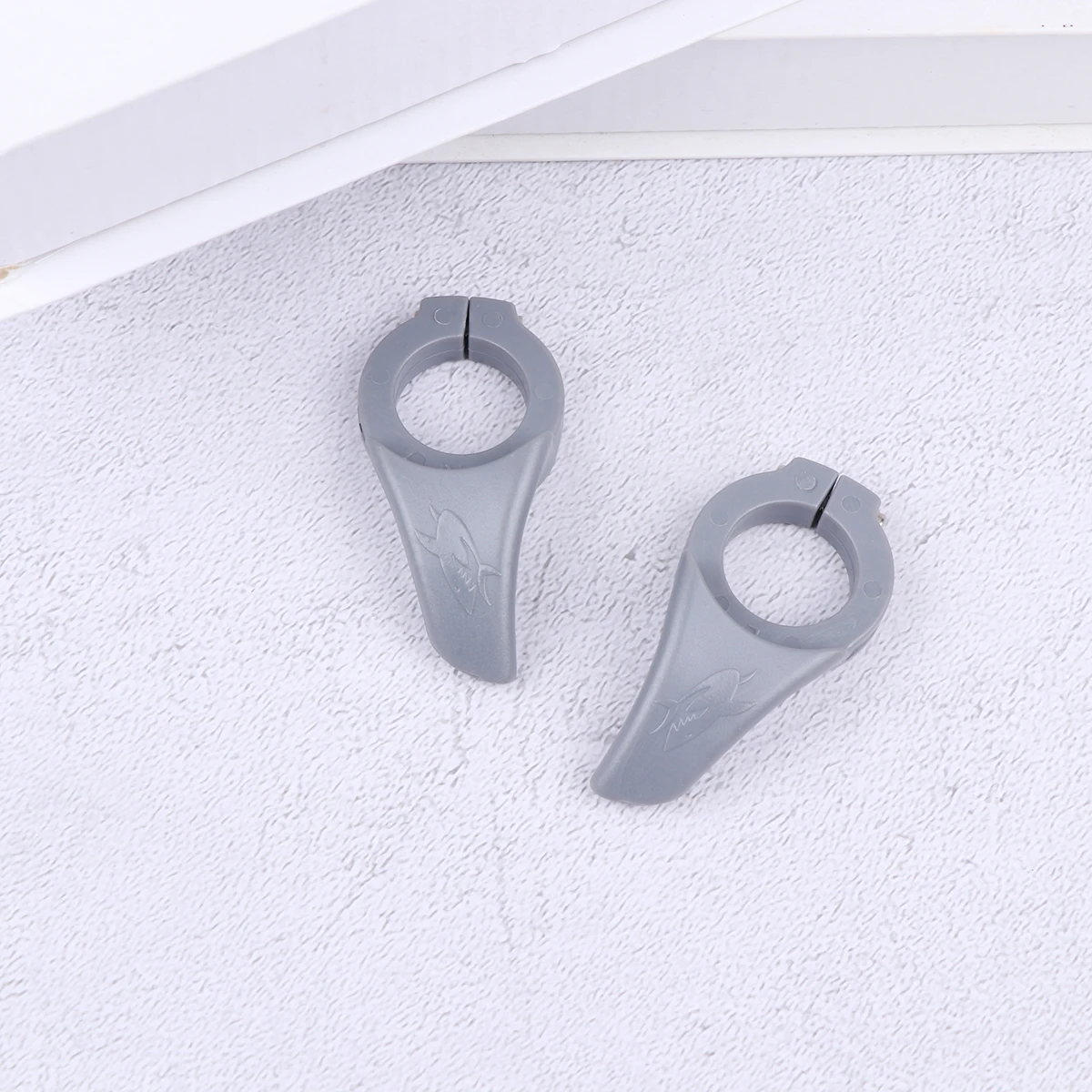 

1 Pair Horn Handlebar Grey Scratch-Resistant Lightweight Rest Bar For Road Bike Mountain Bike Fixed Gear Ergonomic Design Firm