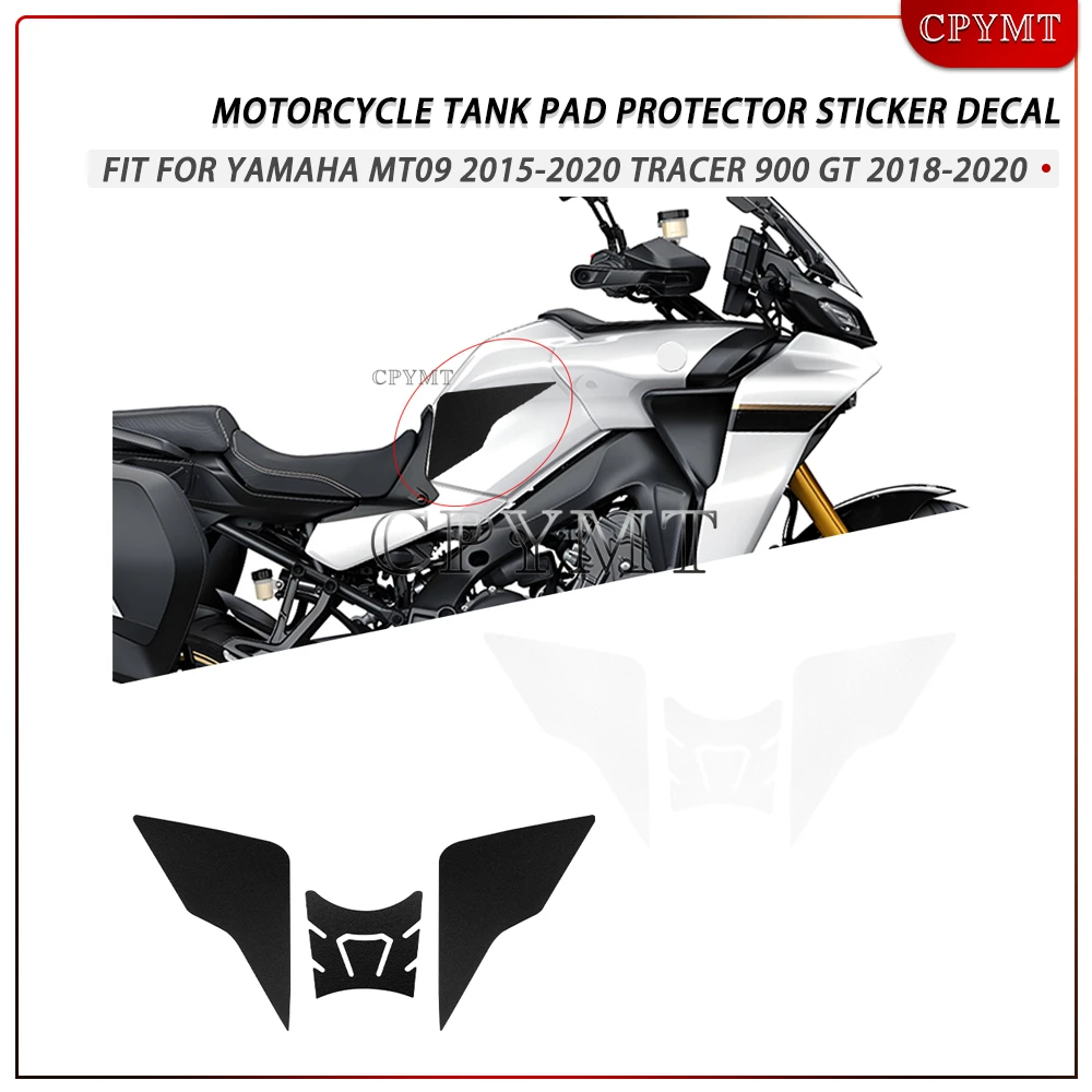 

Fit for mt 09 MT09 Tracer 900 GT Tank Pad Protector Sticker Decal Gas Knee Grip Motorcycle Accessories MT 09 Tank Traction Pad