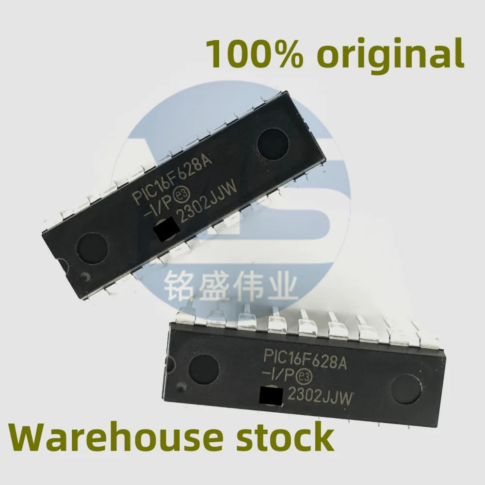 1Pcs 100%全新 Pic16F628A-I/P 16F628A Direct Plug Dip-16 8-Bit Microcontroller-Mcu Spot Direct Shooting