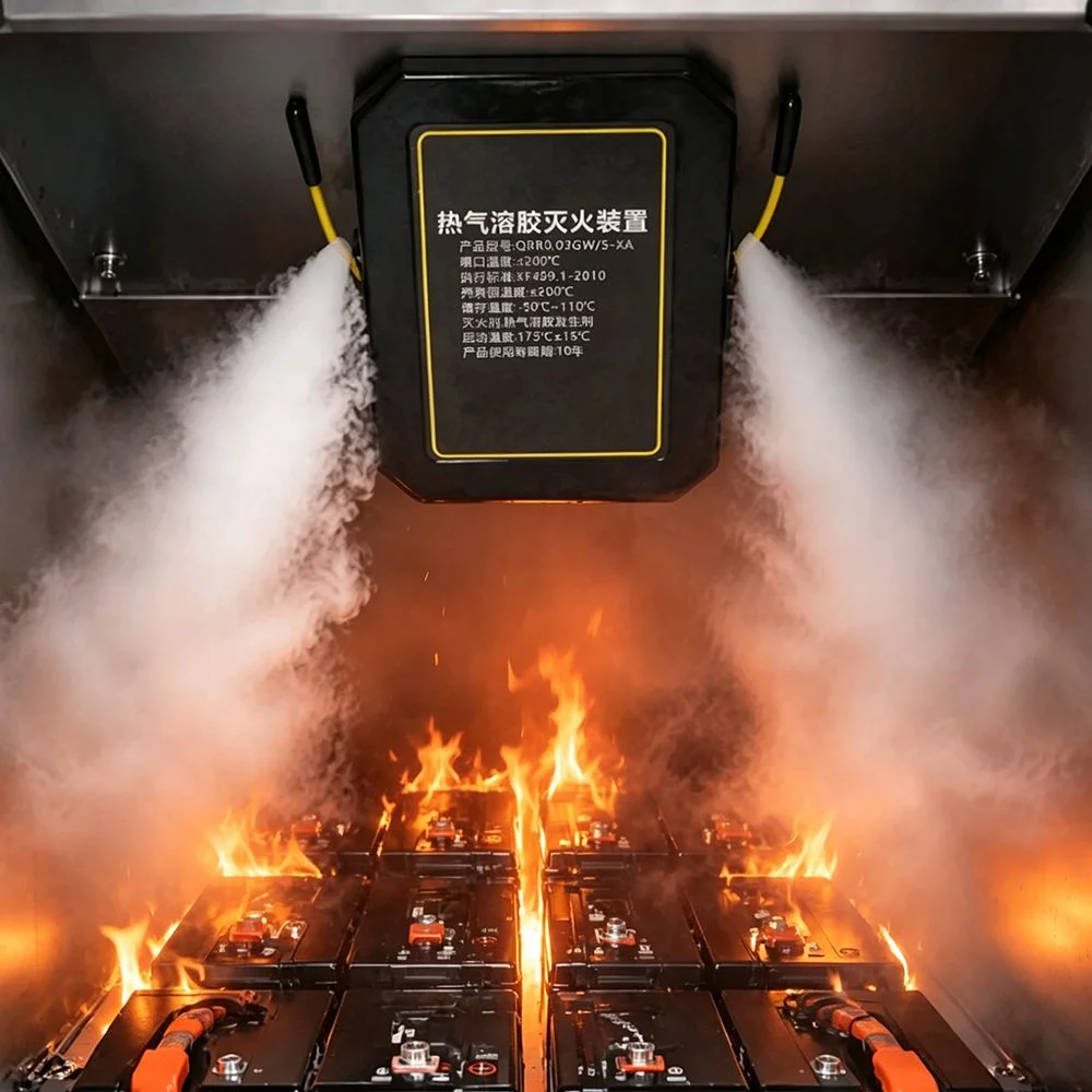 20g Aerosol Self-Activating Automatic Fire Sticker Hot Aerosol Fire Suppression Self-Activating Vehicle Electrical Circuits