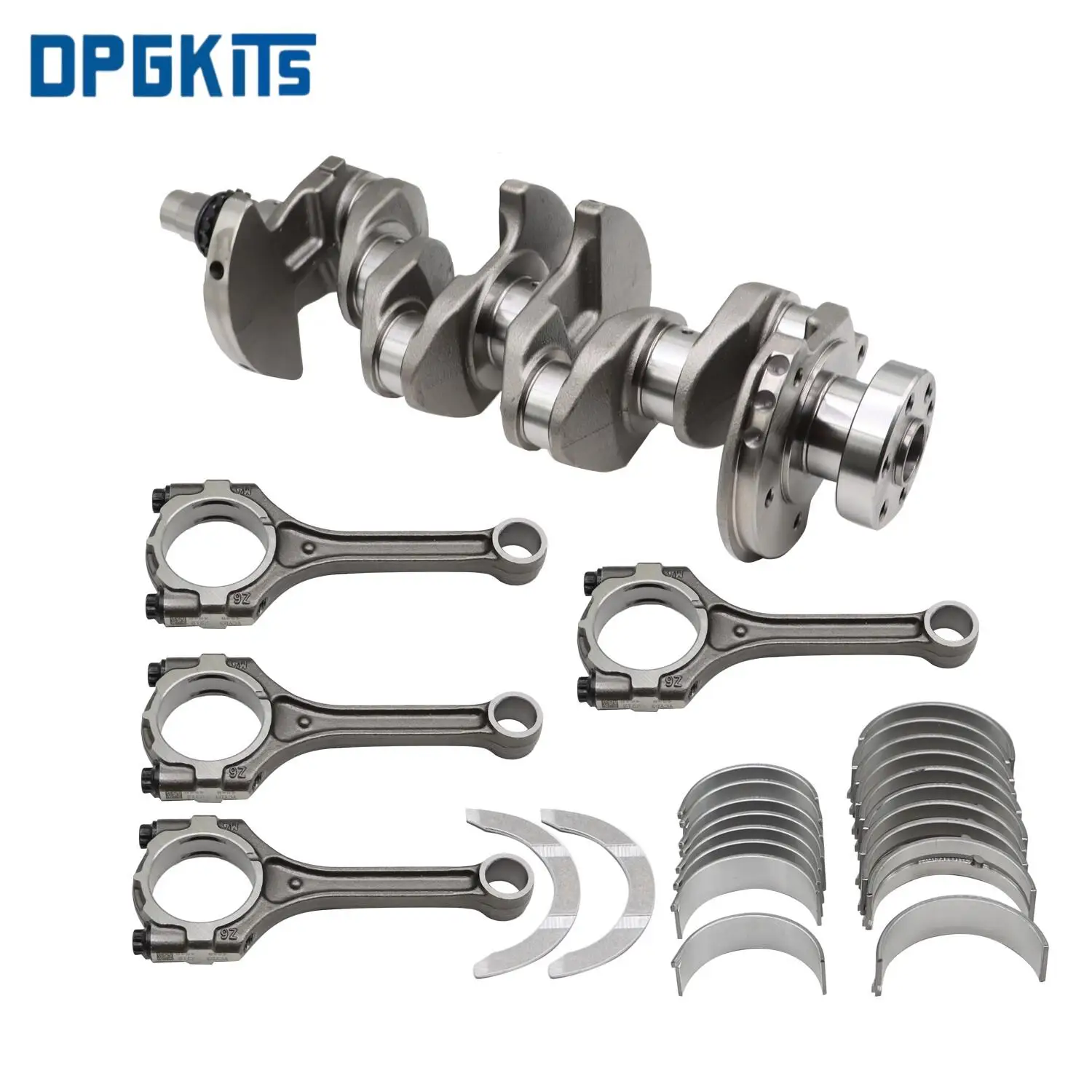 G4FD Crankshaft & Con Rod & Crankshaft Main Bearing Set & Connecting Rod 23110-2B610 23510-2B010 For 2009-2020 Hyundai Kia 1.6L