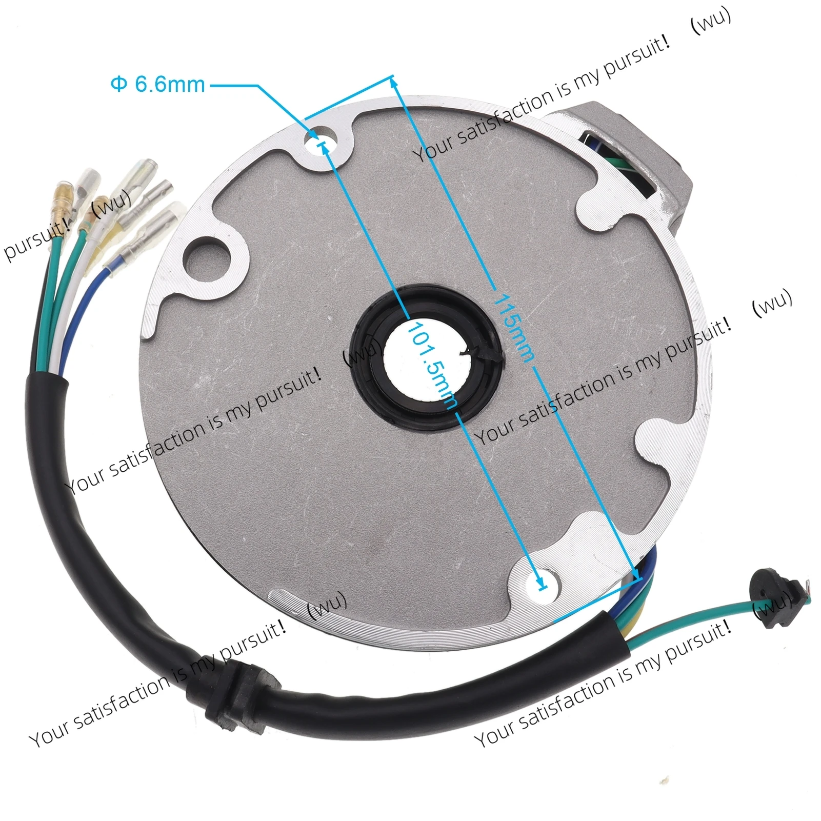 New humbucker magnetoelectric stator plate rotor for 50/70/90/110/125cc ATV quad bikes and so on