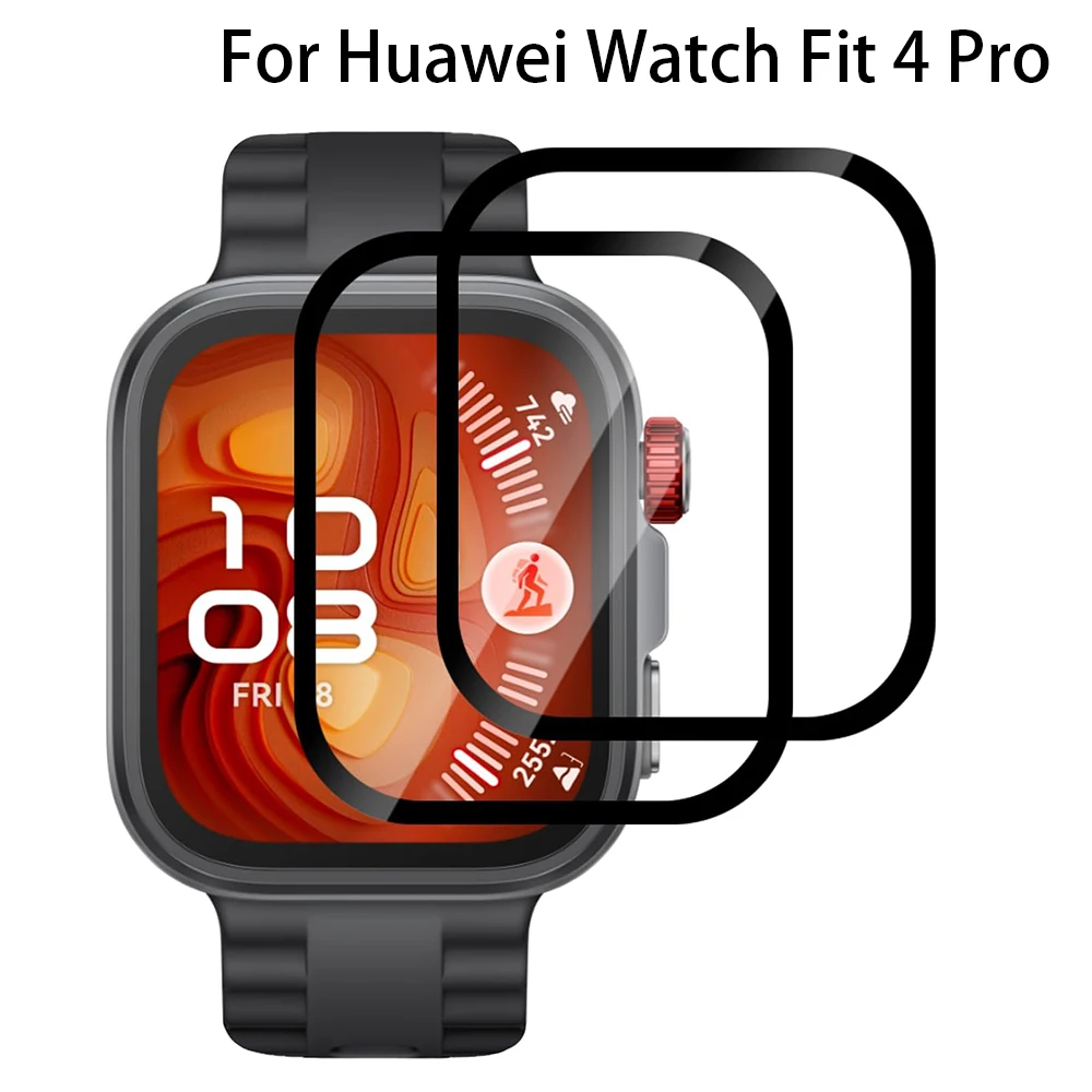 واقي شاشة منحني ثلاثي الأبعاد لساعة هواوي فيت 4 برو طبقة رقيقة واقية لساعة هواوي فيت 4 كامل فائق الدقة وليس زجاج 5 قطعة/الوحدة #2