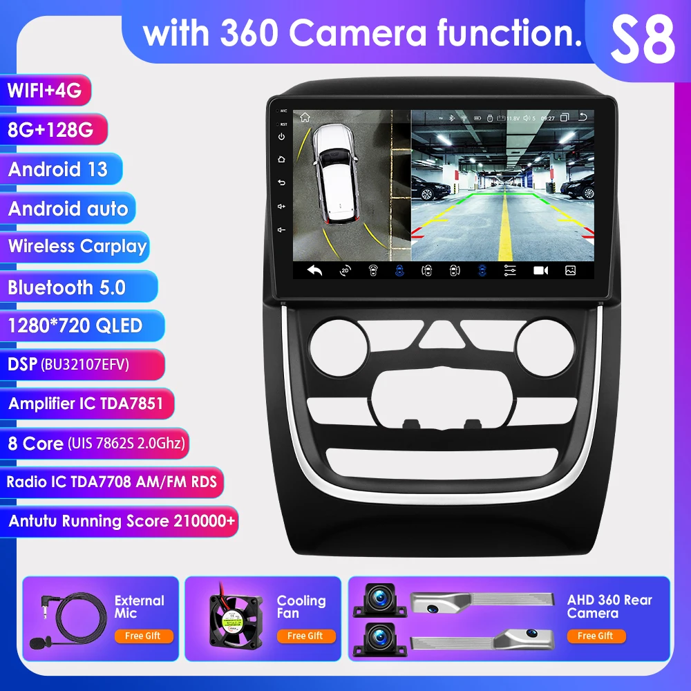 Voor Dodge Durango 2014 - 2020 Autoradio Navigatie GPS Multimedia Speler Android Auto Stereo Bluetooth 5G Wifi Zonder DVD 2din Slimme Intelligente Systemen IPS Touchscreen Stereo Video Speler 2Din