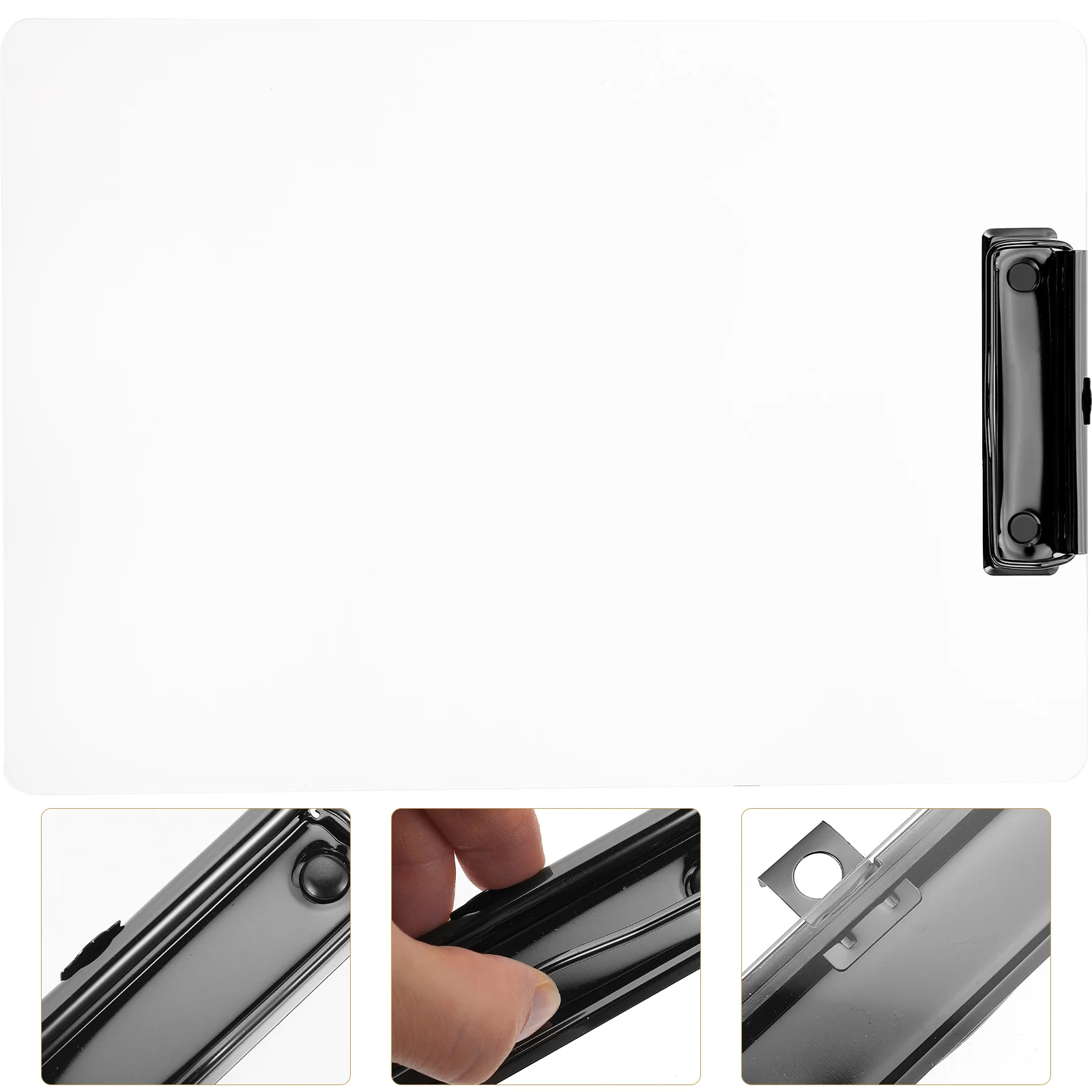 Multipurpose Transparent Folder Office Clear File Clipboard Acrylic Iron Writing Pad