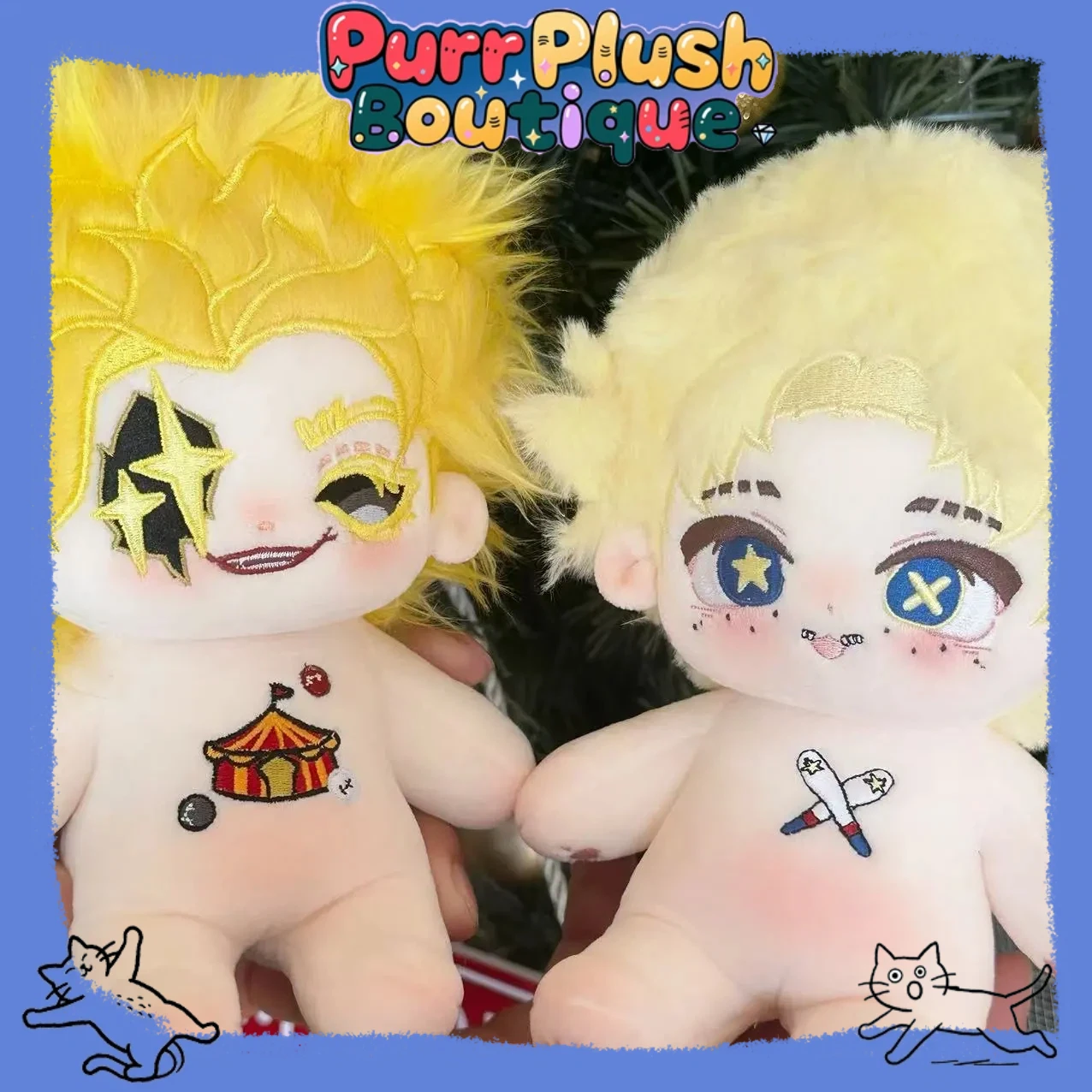 

20cm Cotton Doll Game Mike Morton Acrobat IdentityV Stuffed Body With Skeleton Anime Dress Up Plush Toys Fans Cosplay Gift