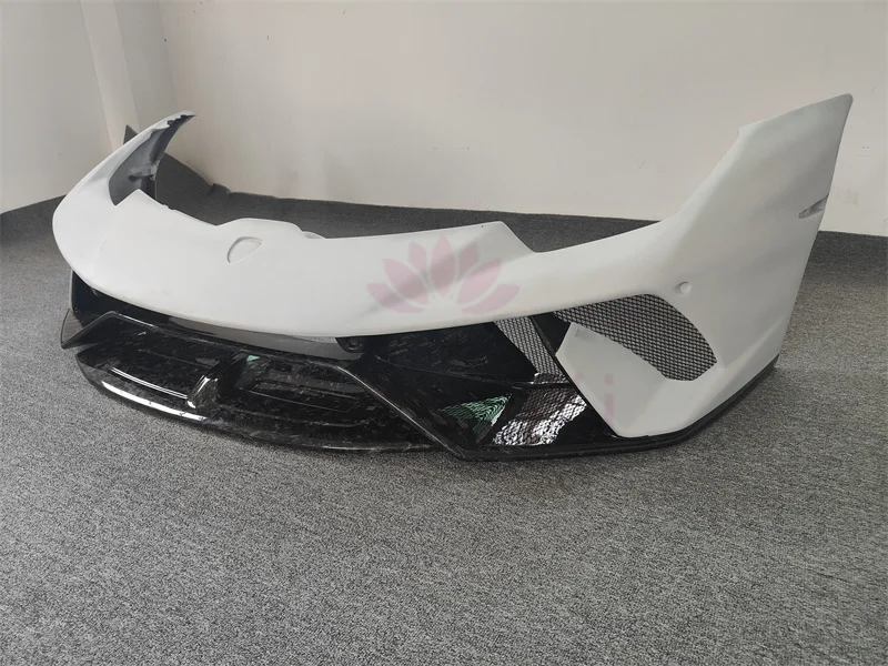 P-Style Semi Carbon Fiber Body Kit for Lamborghini LP610 Forged Grain Front Bumper with Rear Bumper and Spoiler