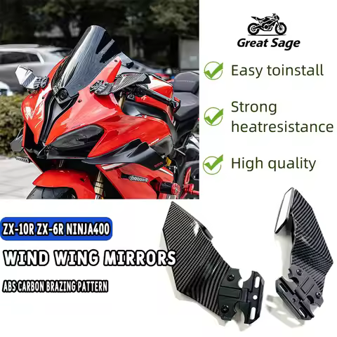 Honda CBR650R Rearview Mirror Adjustable Wind Wing Motorcycle Accessory for CBR 650R CBR250R CBR600R CBR1000R Modified Rear View
