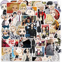 10/30/50pcs Cartoon Tokyo Revengers Stickers Manjiro Sano Draken Cool Anime Decals Skateboard Phone Laptop Graffiti Sticker Pack