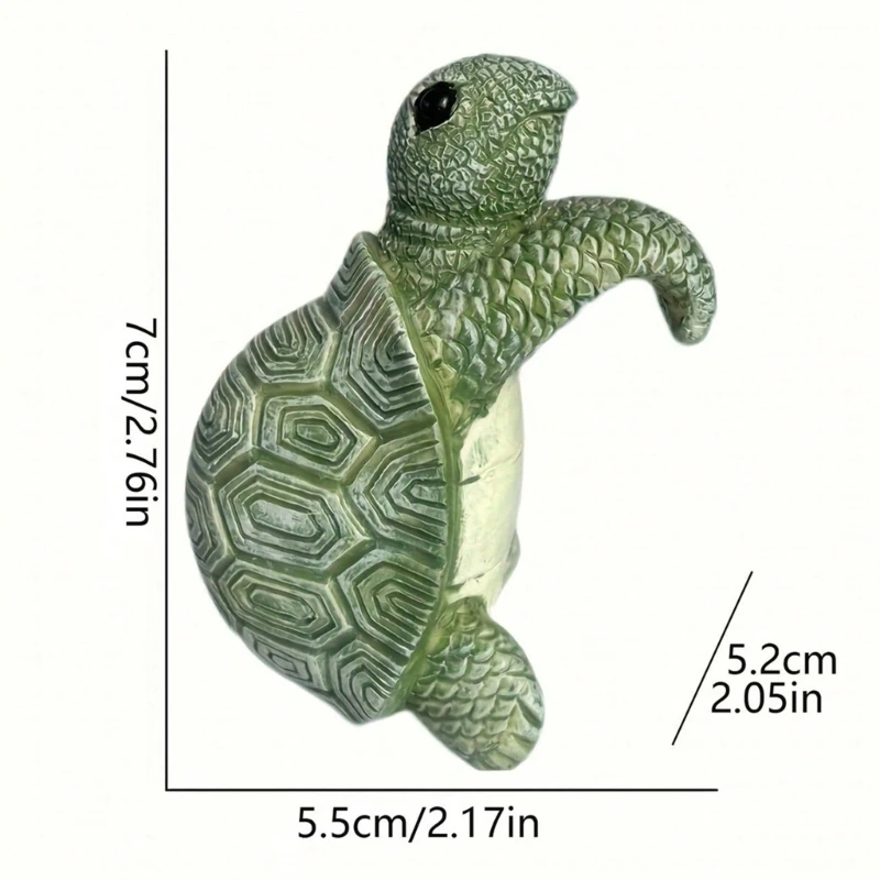 Macetas Huggers lindas tortugas colgantes resina maceta decoración macetas estatuilla