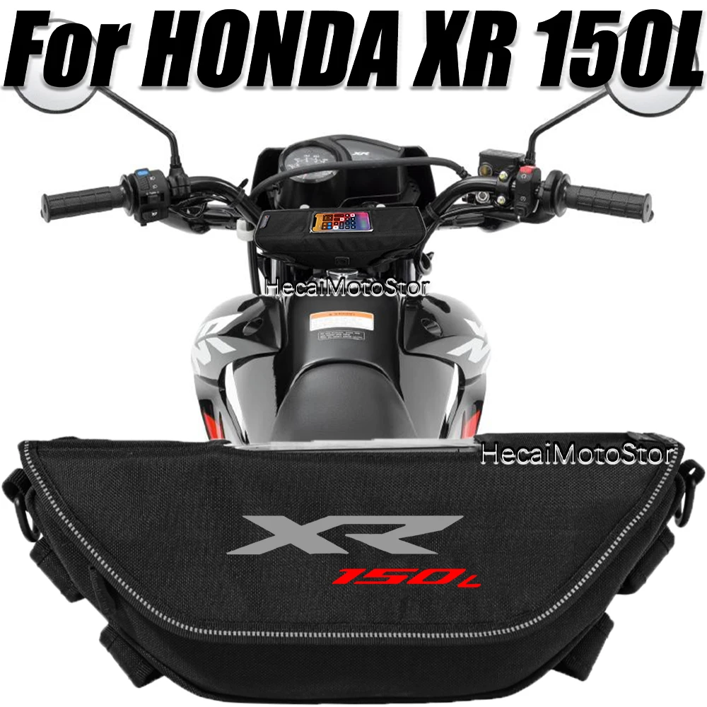 

For Honda XR 150L xr150l Motorcycle accessory Waterproof And Dustproof Handlebar Storage Bag navigation bag