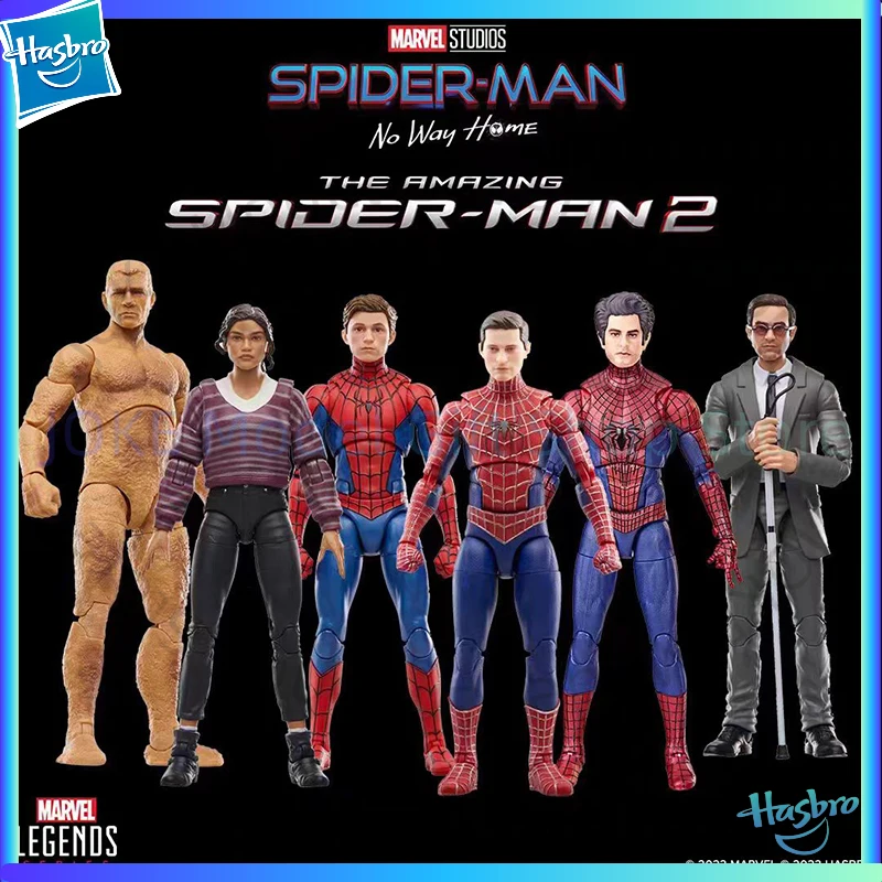 

Original Hasbro Marvel Legends Spider-Man Toby Garfield Dutch Brother Mary Jane Action Figure Model Gift Toy Collection for Kids