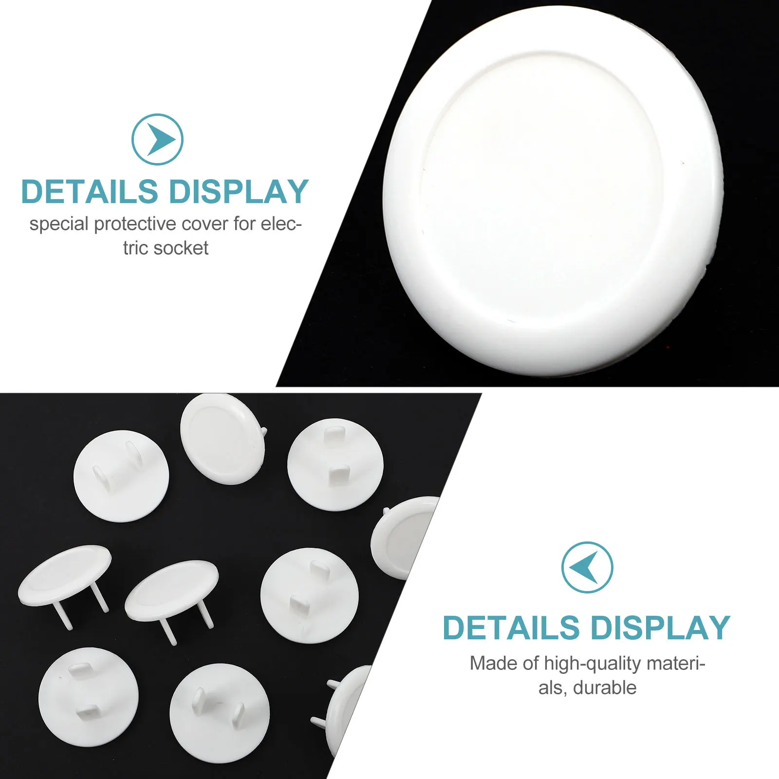 

50Pcs Plug Covers Electric Socket Child Proof Outlet Protector Baby Safety Wall Socket Cover Shock Prevent Plug Covers
