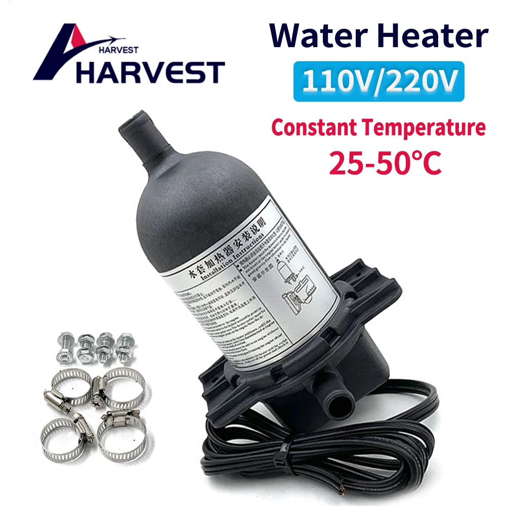 Diesel Generator Water Heater 500W 1000W 1500W 2000W 120V 240V Self-circulating Preheater Thermostat Heaters diesel jacket parts