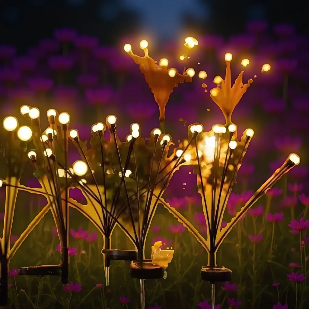 

Новый солнечный светодиодный светильник для газона: дизайн светлячка для наружного двора и сада