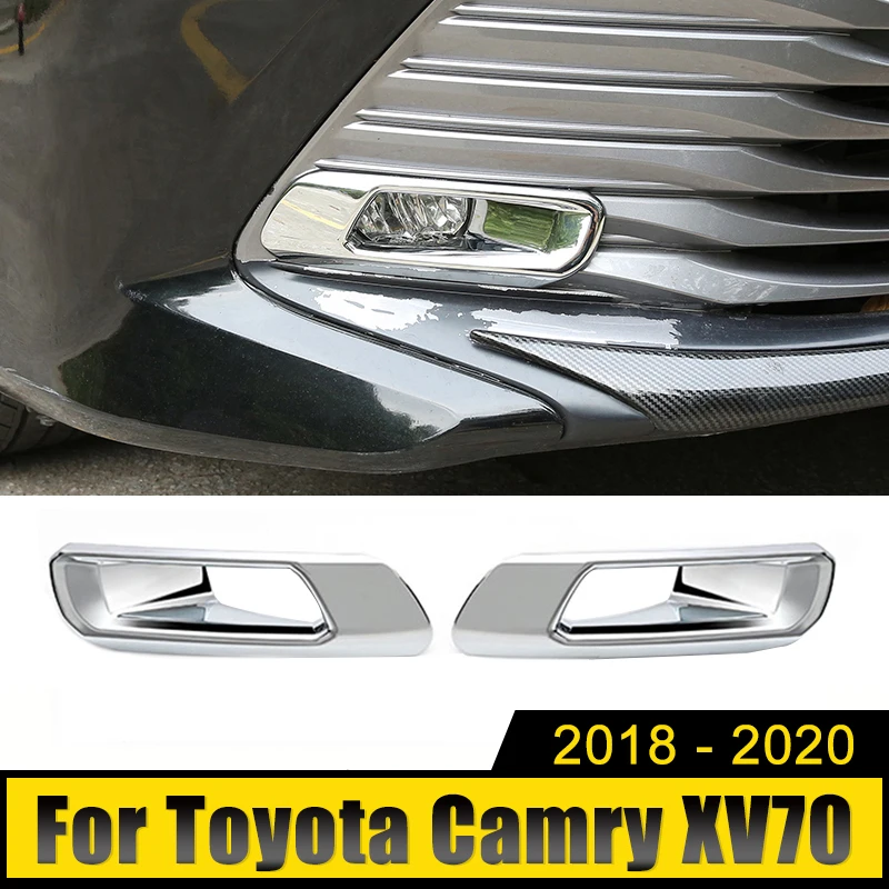 

Наклейки на передние противотуманные фары для Toyota Camry XV70 LE XLE 2018 2019 2020