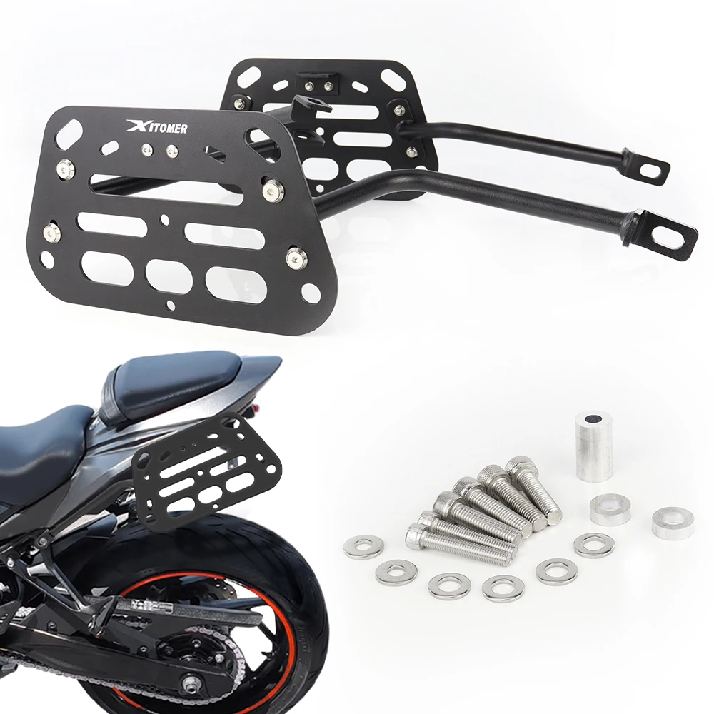 

Motorcycle Side Pannier Racks For Suzuki GSX-S 750 2017 2018 2019 2020 2021 Tail Box Saddlebag Support Bars Mounting Brackets