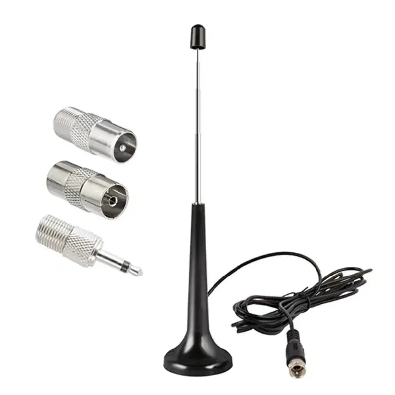 Home Fm Radio Antenna Amplifier Audio Radio Antenna Stereo Receiver High Gain 75 Ohm Indoor Dab Radio Antenna