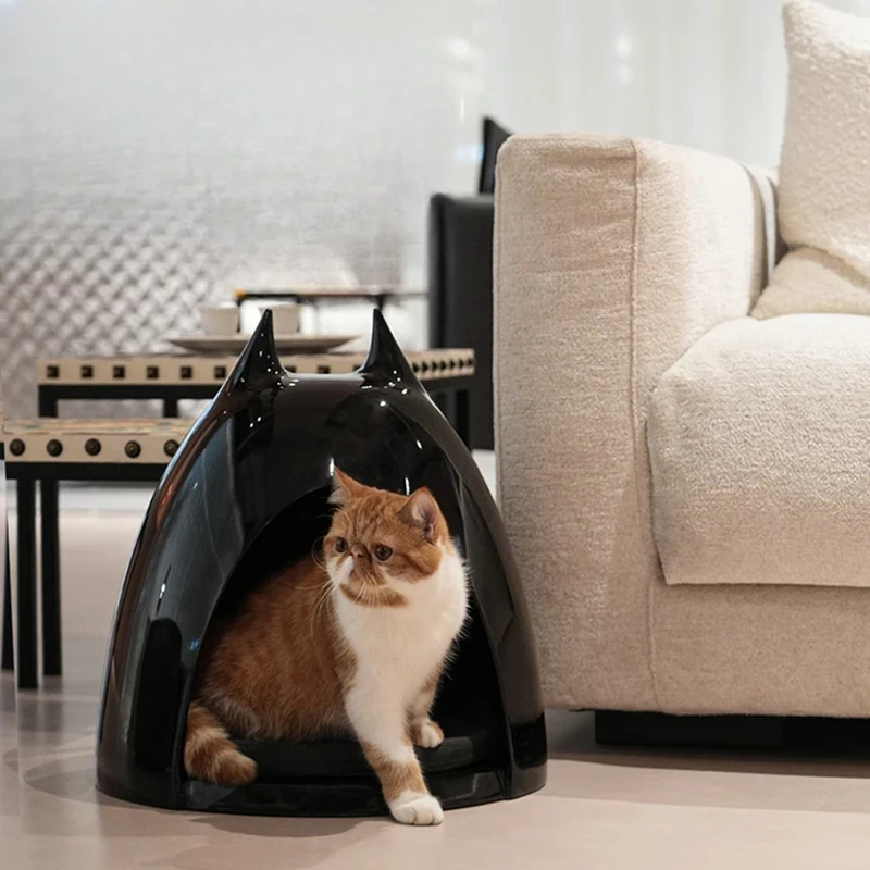 

Universal in all seasons Semi-closed autumn and winter cat house does not occupy an area to keep warm in winter