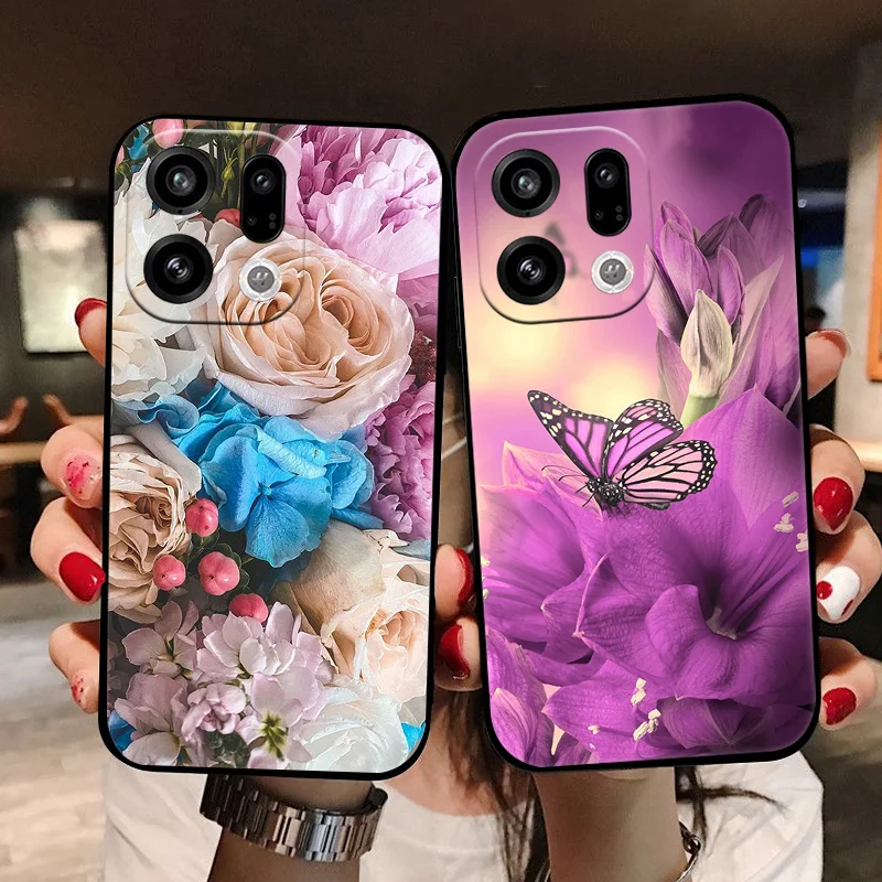 حافظة لهاتف اوبو فايند X9 فايند X9 برو حافظة ظهر من السيليكون الناعم لهاتف اوبو فايند X9 برو غطاء هاتف etui Fundas FindX9 Coque