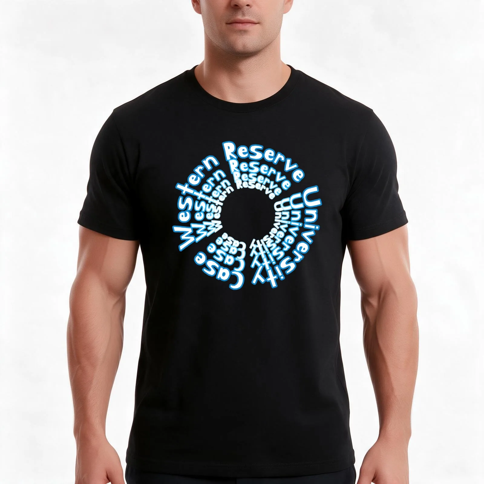 Case Western Reserve University T-Shirt, Summer Casual Cotton Tee, Oversized Streetwear Tops, Vintage Graphic Print, 100% Cotton