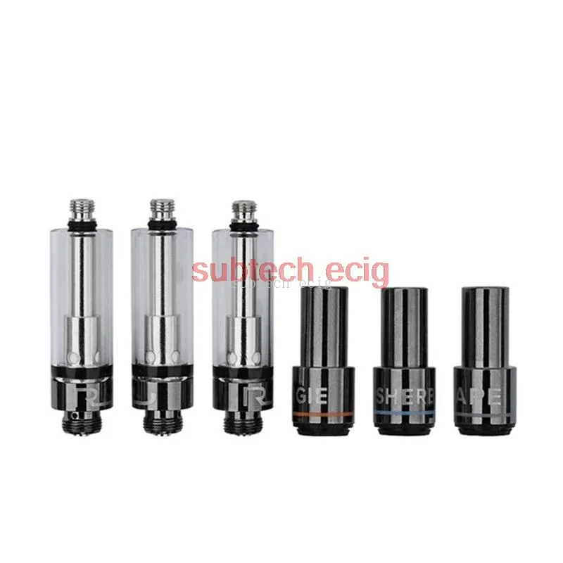 Imagem -02 - Rove Cartuchos Carts Atomizers 0.8ml 1.0ml Ceramic Coil Wax Vaporizer Pen sem Vazamento 510 Thread Thick Oil Cartridge Ecig 50 Pcs