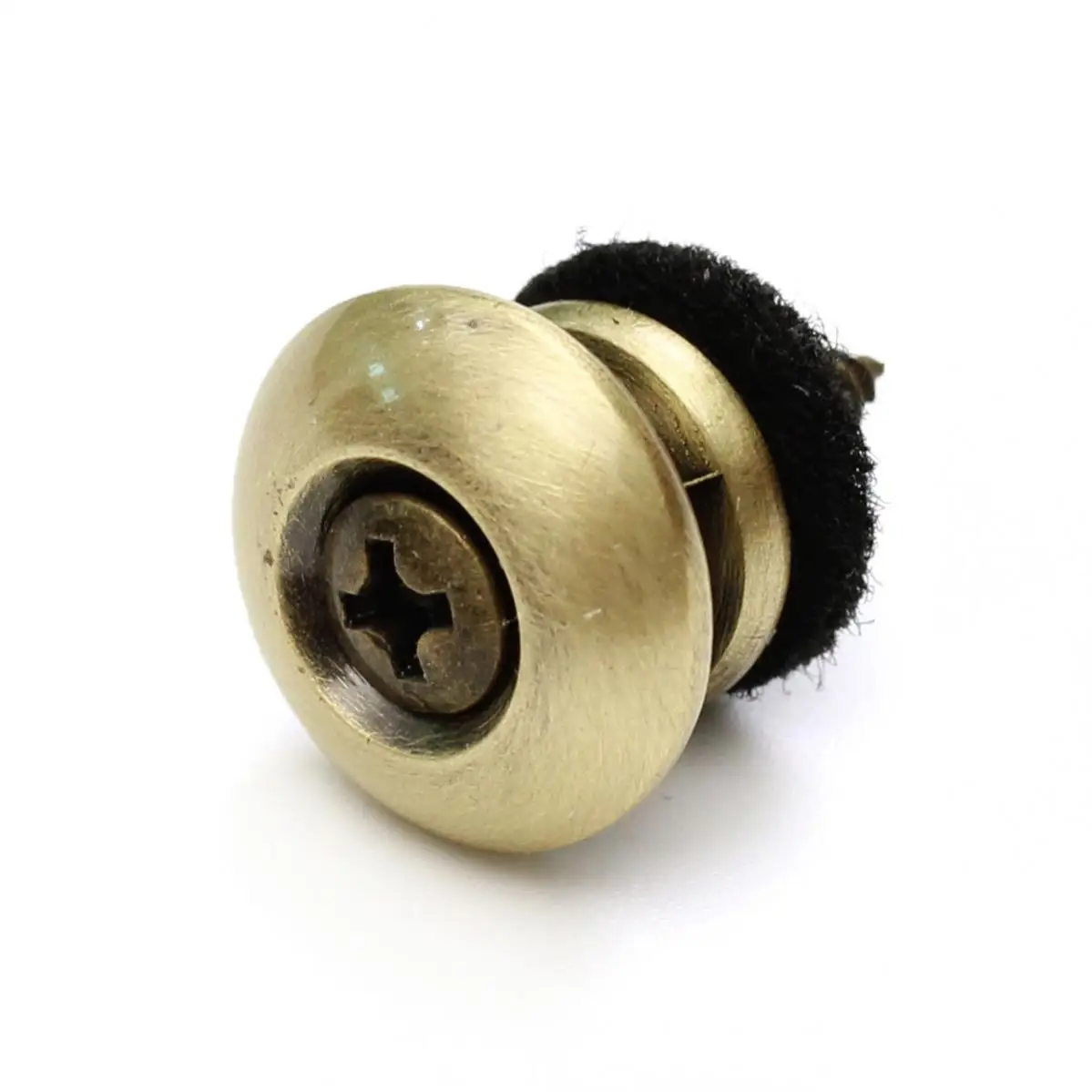 2pcs Guitar Strap Lock Skidproof Metal Button Tail Nail 3 Colors Optional for Acoustic Electric Guitars Bass Ukuleles