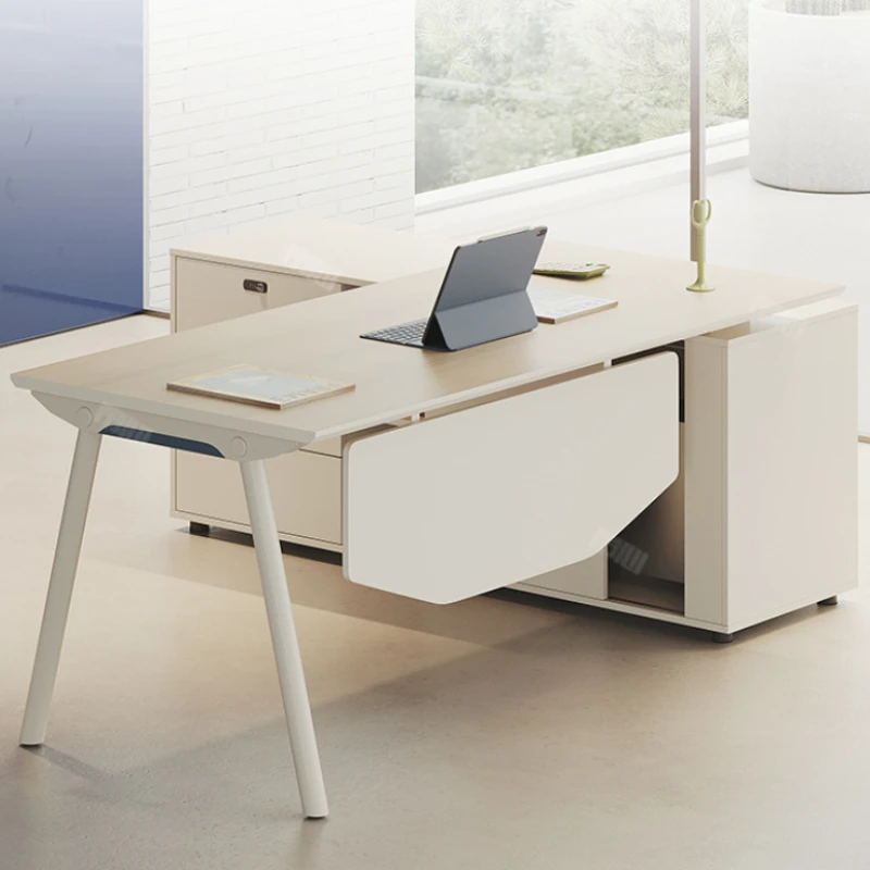 Light Luxury Minimalist Desks Supervisor Storage Boss Office Tables Computer Combination Escrivaninha Para Quarto Furniture