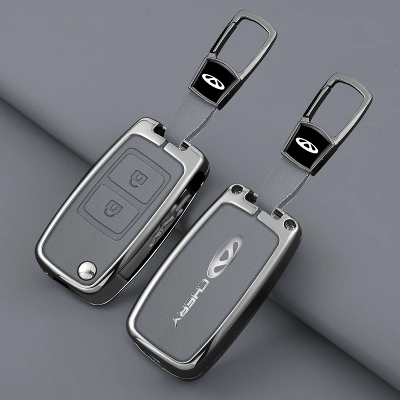 For Chery Fora Elara A5 A1 Ego Tengo A3 Cielo T11 M11 A13 E5 Tiggo E5 Fulwin Cowin EASTER 3 5 Chance Alloy Car Key Case Cover