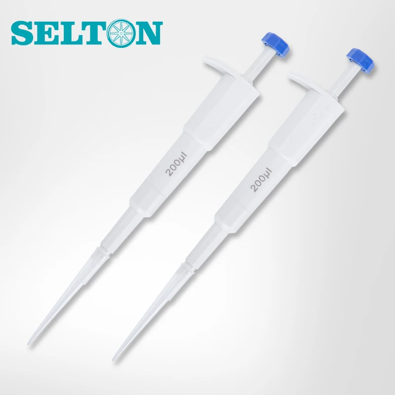 200ul Mini Pipette Manual Laboratory Pipettes Fixed Volume Micro Pipette Compatible With Universal 200μl Tips Lab Supplies