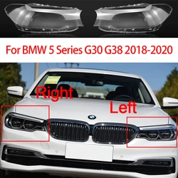 For BMW 5 Series G30 G38 520 523 525 528 530 2018-2020 Car Headlights Shell Transparent Cover Lampshade Headlamp Lens