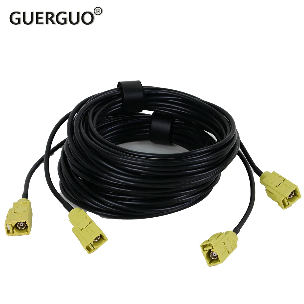 RF Coaxial RG174 Cable Fakra K RAL 5005 Male/Female GPS Antenna Extension Cord Pigtail for Car Telematics Navigation