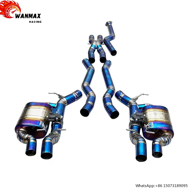 

High Performance Titanium Catback Exhaust System for E63 M6 E60 M5 V10 5.0L - Racing Sport Upgrade