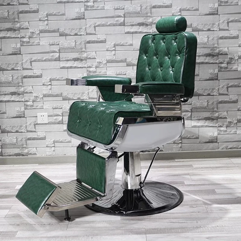 Spa Furniture Hydraulic Professional Barber Chair Men Shaving Salon Hairdressing Armchairs Aesthetic Silla De Barbero Hair Iron