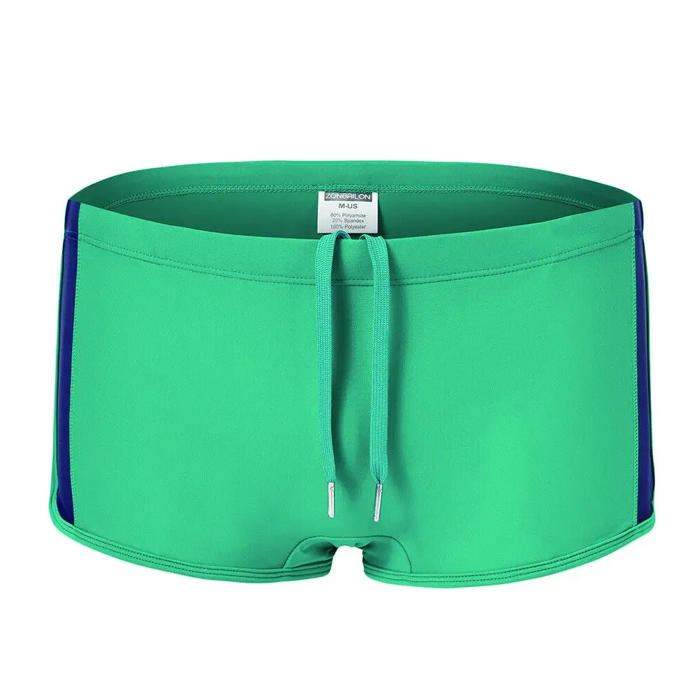 

Jinshi Men's Soft Swimsuits Comfort Fit Swimming Trunks Breathable Swim Beach Boxers for Men