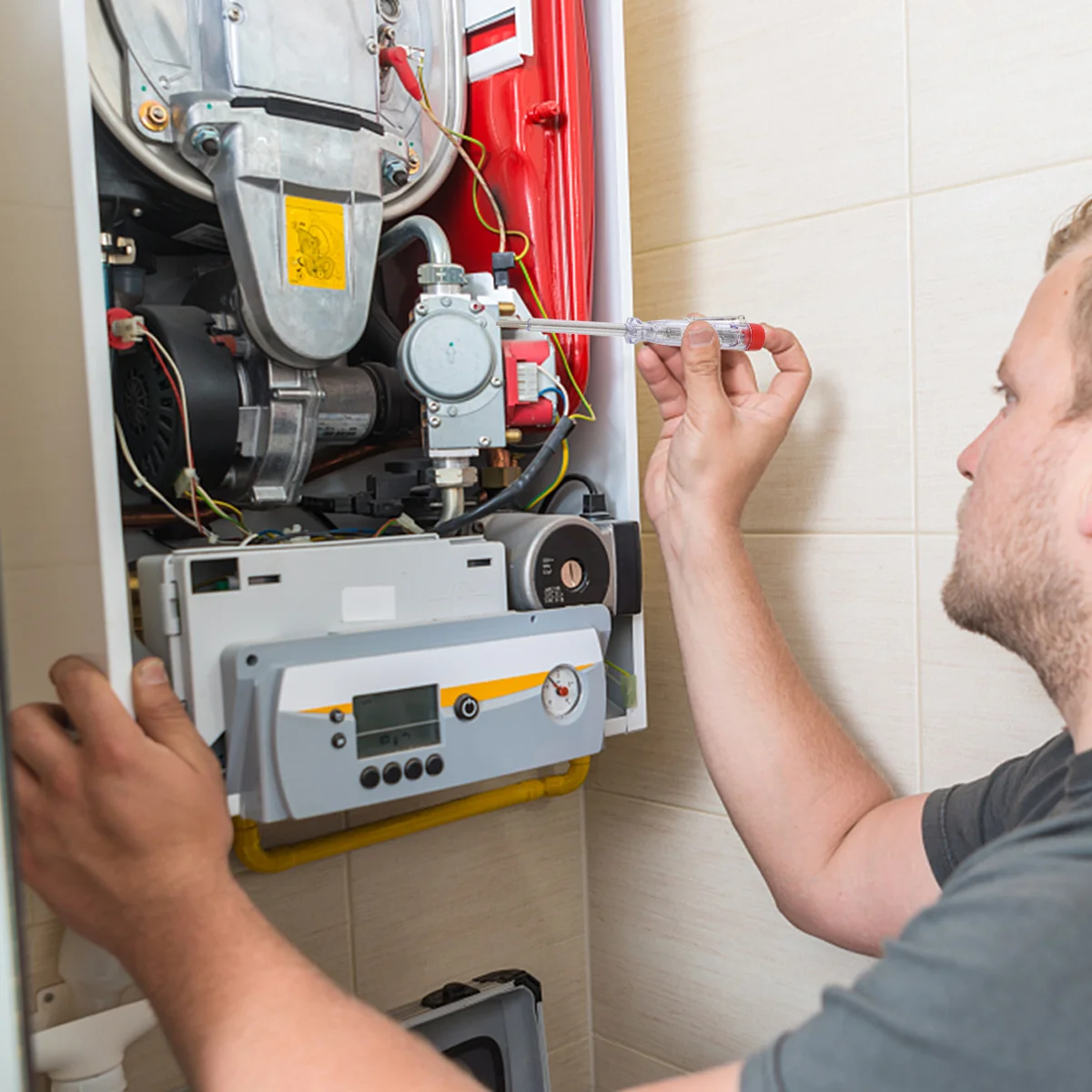 

5Pcs Circuit Tester Voltage Pen Compact Design with Clip for Garage Motorcycle Boat Snowmobile Applications