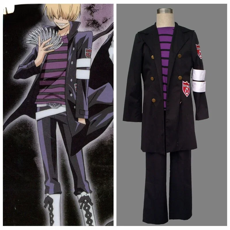 Anime Katekyo Hitman Reborn Belphegor Cosplay Costume Customize size