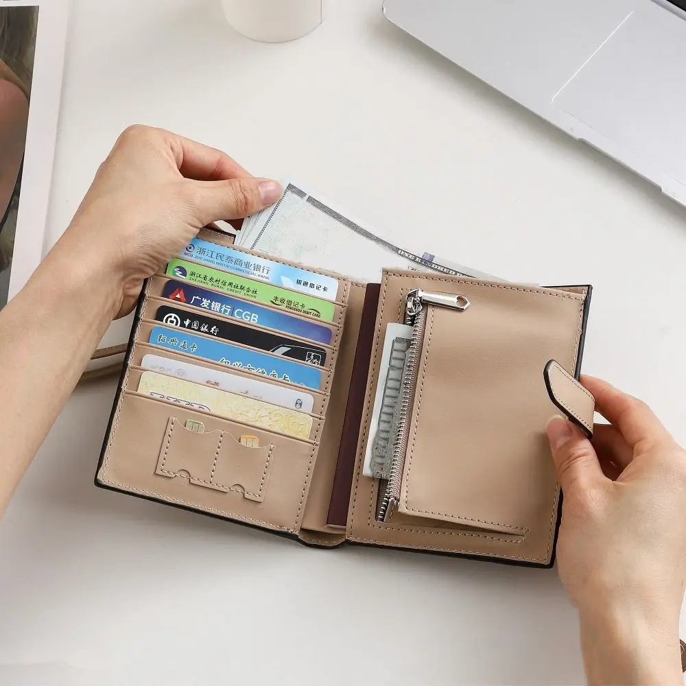 

Card Holder PU Passport Bag Lanyard Passport Cover Travel Wallet Wrist Strap Multifunctional Storage Bag Travel Accessories