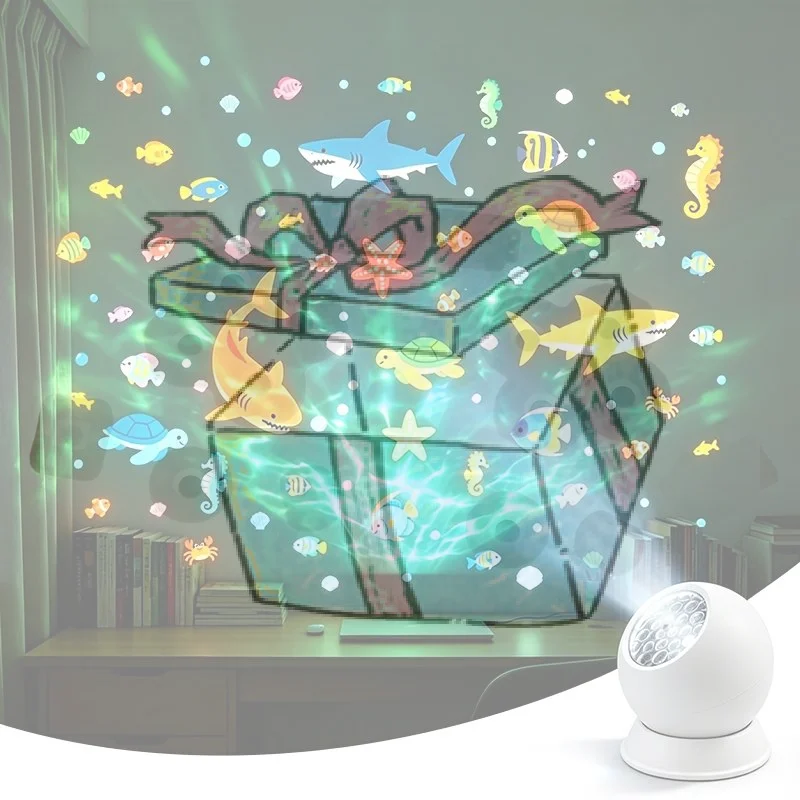 【cca】luminaria-noturna-com-projetor-de-imagens-dinamicas-do-oceano-e-padroes-de-animais-marinhos-ideal-para-decorar-quartos-de-criancas-bercarios-e-festas-de-aniversario