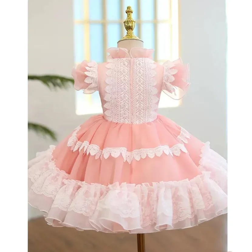 

Baby Spanish Vintage Lolita Palace Style Ball Gown Toddler Girls Birthday Party Baptism Dress Kids Clothing A2144