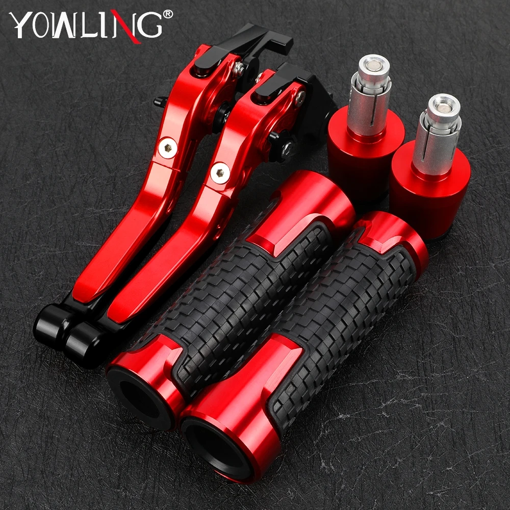 For SYM Citycom 300i 2013 2014 2015 2016 Motorcycle Adjustable Extendable Brake Folding Clutch Levers Hand Grips Handlebar Ends