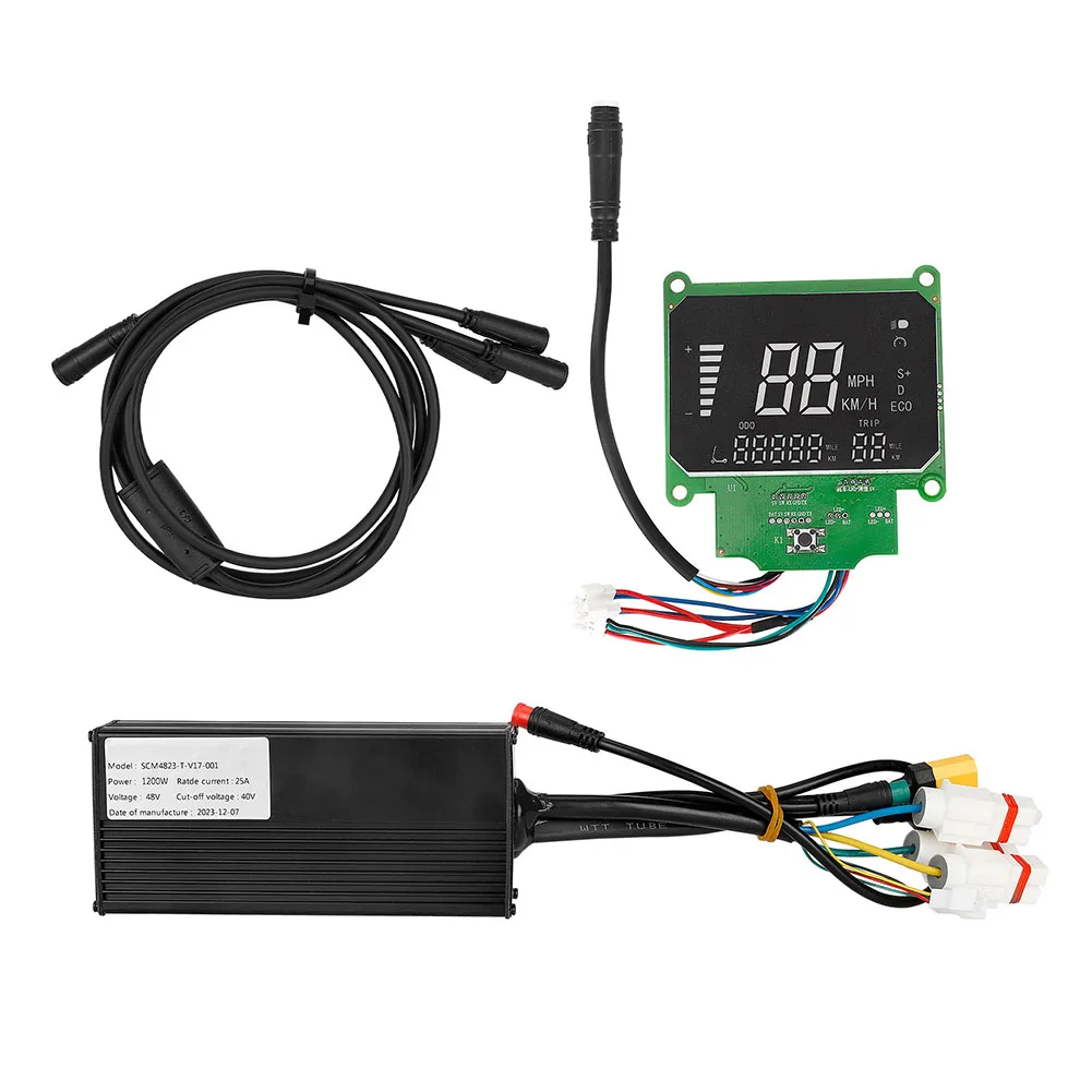 

For CECOTEC For JEEP Electric Scooter Controller With Controller With LCD Display & Connection Line For MW21 For MW95